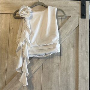 Abercrombie & Fitch 2 piece white set